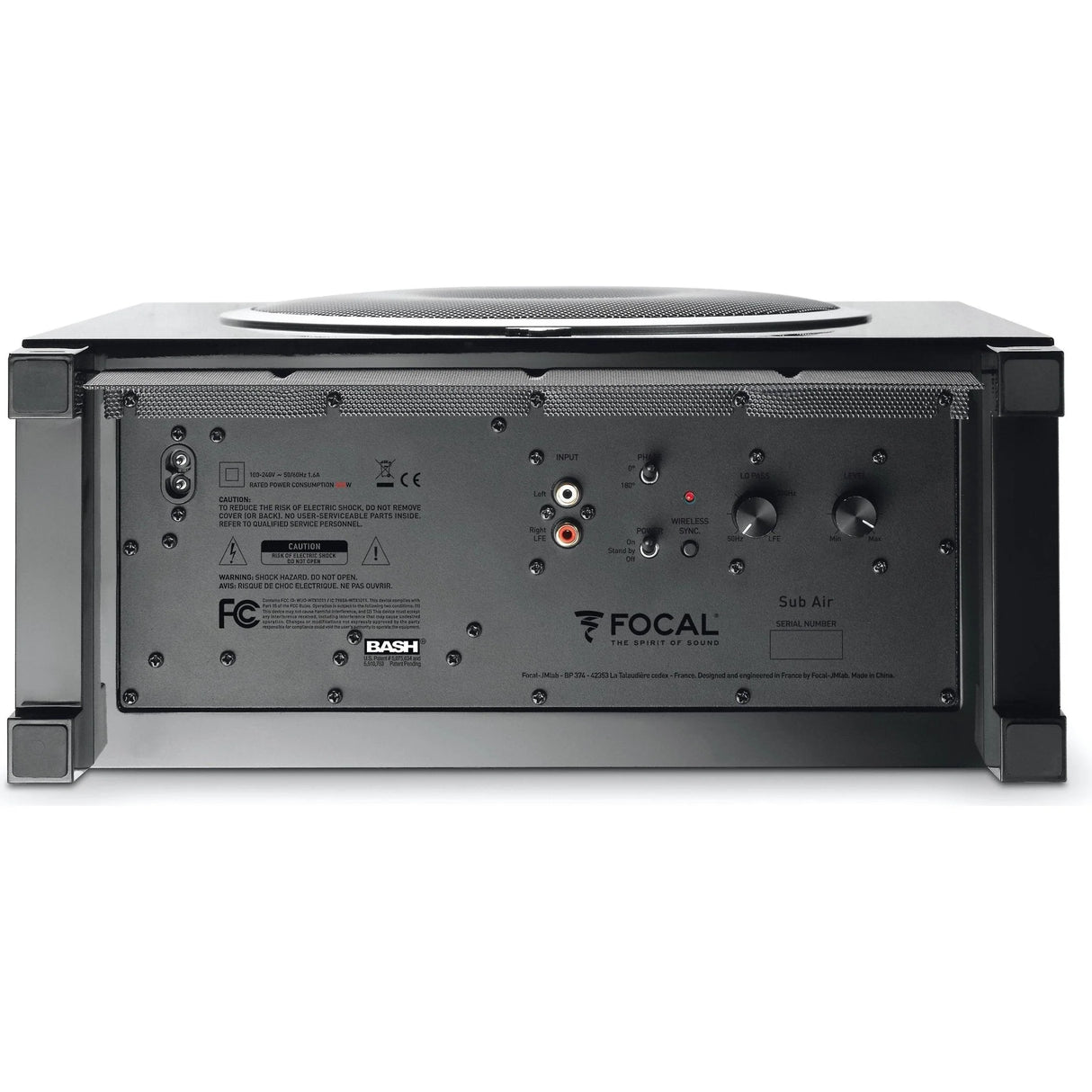 Focal Sub Air Compact - Thin - Wall Mountable Powered Subwoofer-3