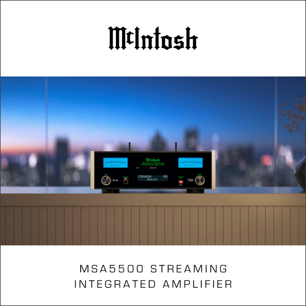 Elevate Your Sound Experience with the McIntosh MSA5500 Streaming Integrated Amplifier