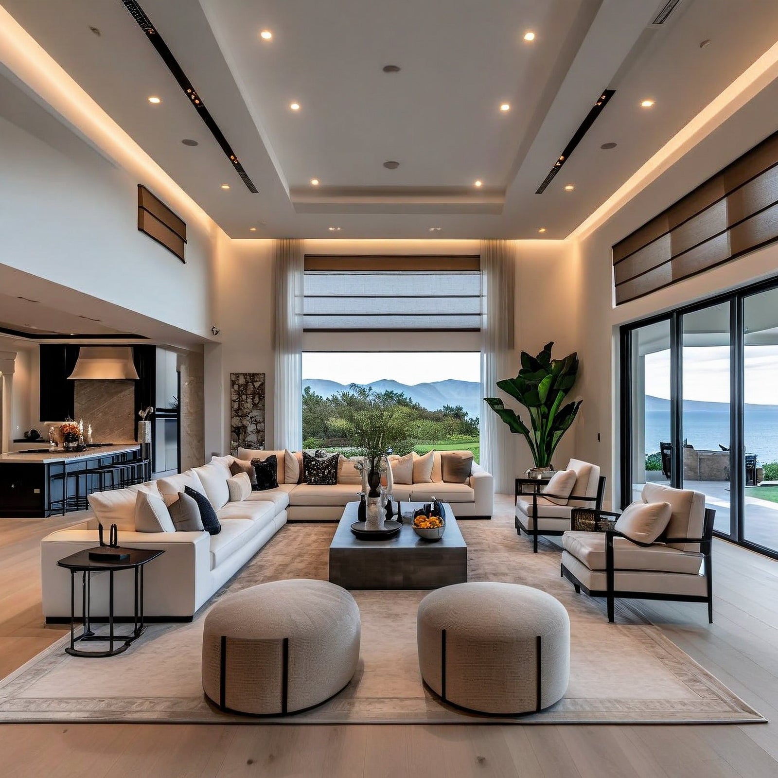 Why Smart Shades and Panelized Lighting Are Essential for Large Luxury Homes