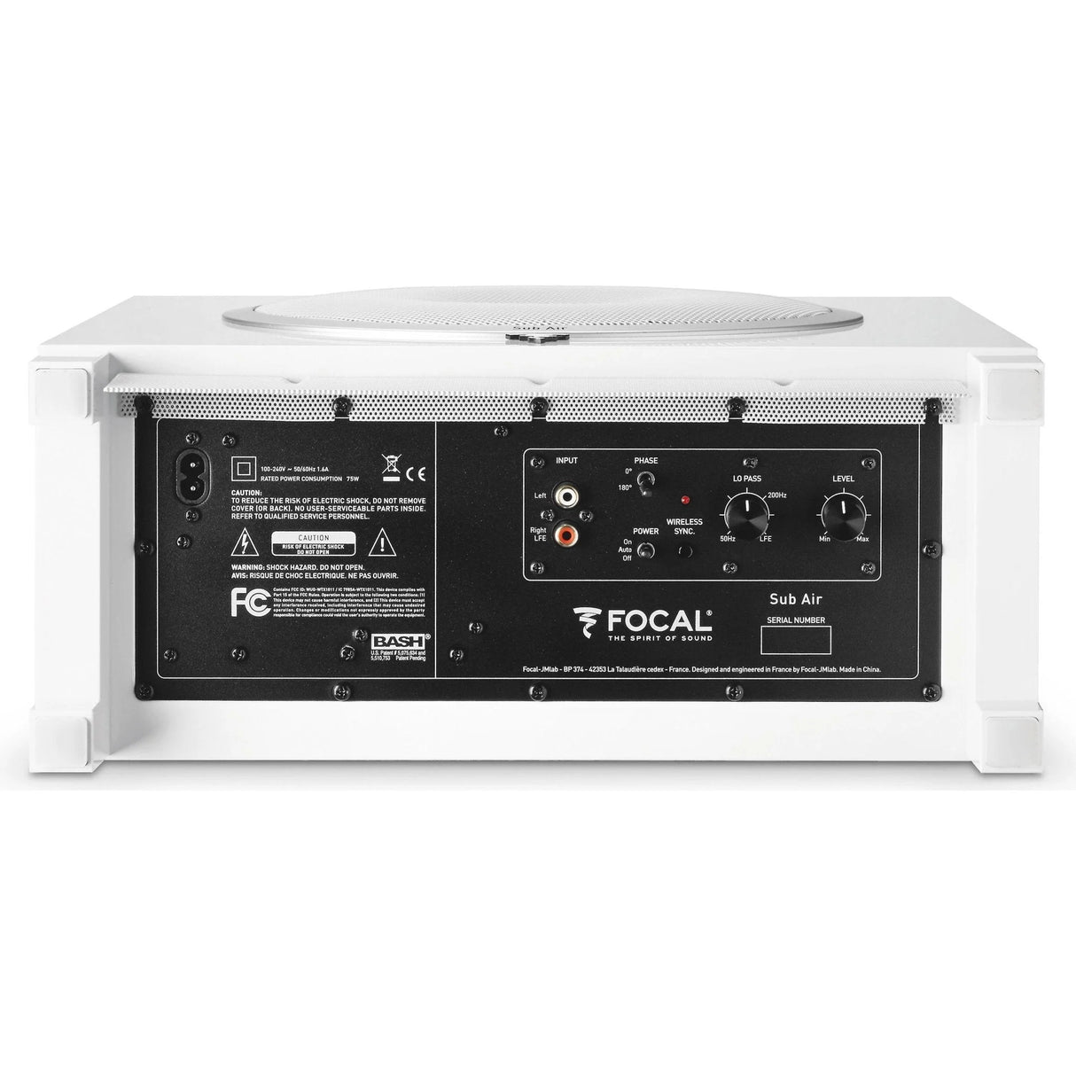 Focal Sub Air Compact - Thin - Wall Mountable Powered Subwoofer-6