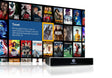 Kaleidescape Strato V 4K Dolby Vision Movie Player with movie wall background